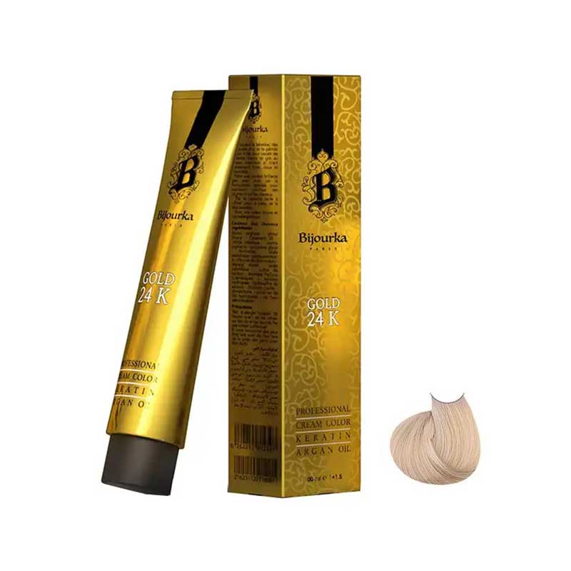 رنگ مو بژ عروسکی بیجورکا Gold 24K شماره 8.531