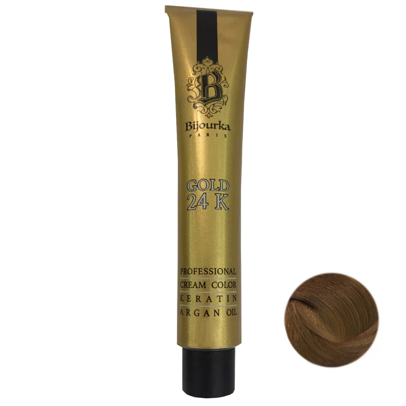 رنگ مو بلوند سری طبیعی بیجورکا Gold 24K شماره 7