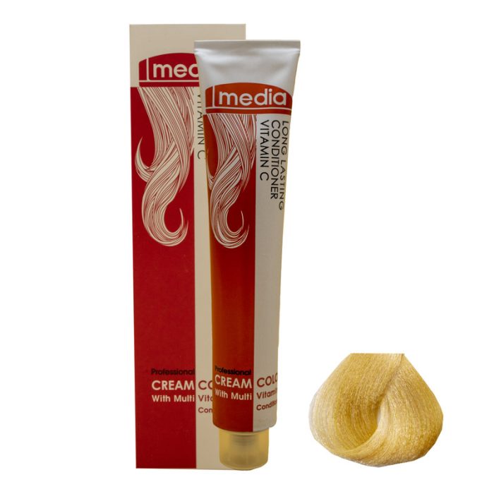 رنگ مو اسپاگتی روشن مدیا سری ترکیبی شماره LS.10 حجم 100میلی لیتر