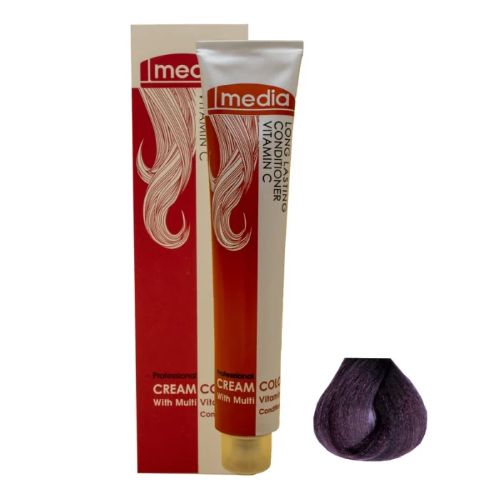 رنگ مو شرابی روشن مدیا سری شرابی شماره 6.20 حجم 100میلی لیتر