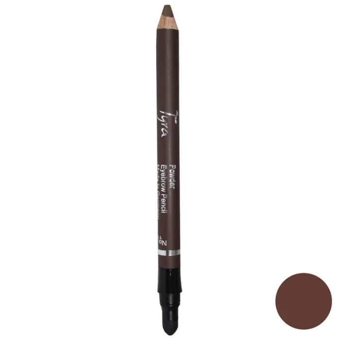 مداد ابرو پودری قهوه ای متوسط دوسر تایرا TYRA شماره 403