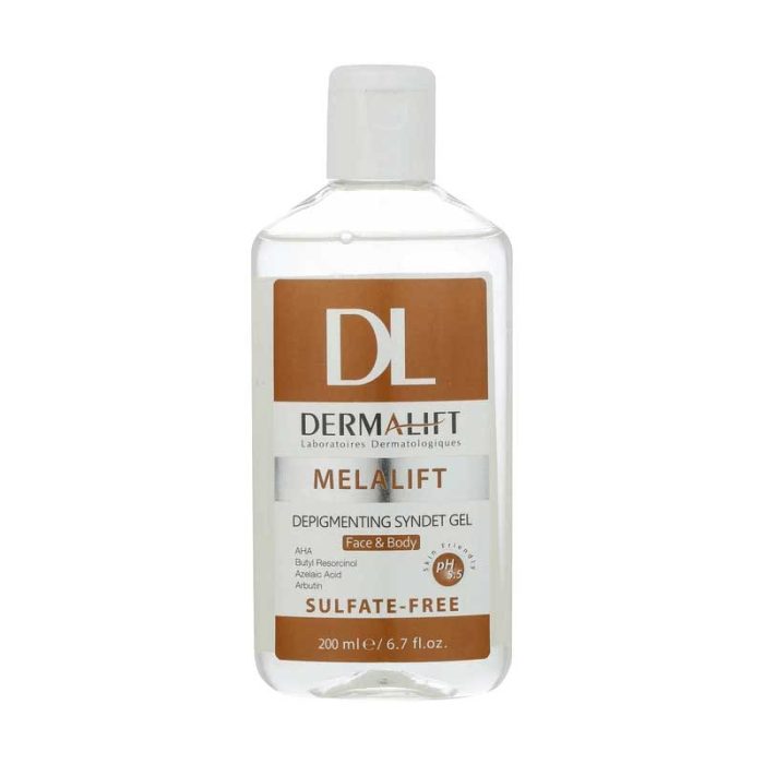 ژل شستشوی و روشن کننده درمالیفت مدل ملالیفت حجم 200 میلی لیتر