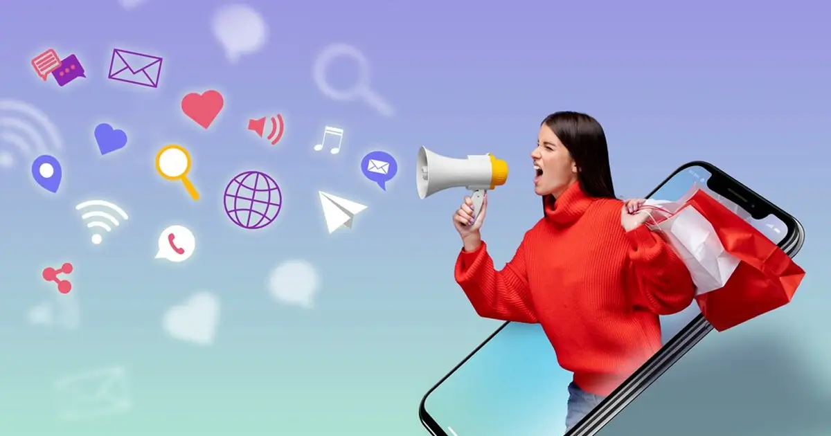 خانمی در پست اینستاگرام در حال فروش به صورت افیلیت مارکتینگ